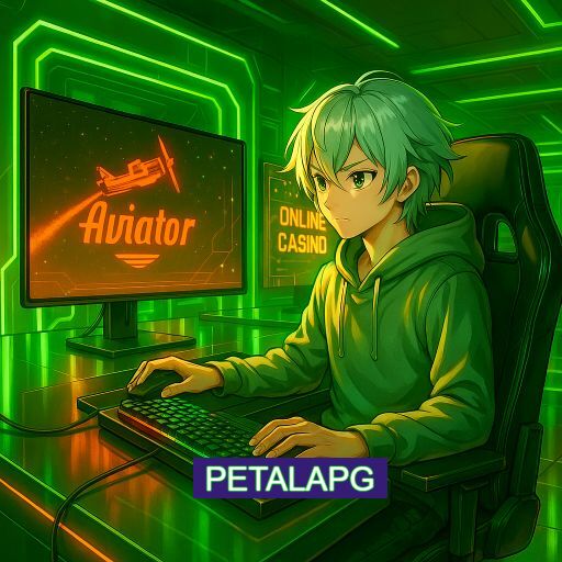 Imagem promocional do app oficial PETALAPG destacando a conveniência de jogar cassino online pelo celular ou navegador