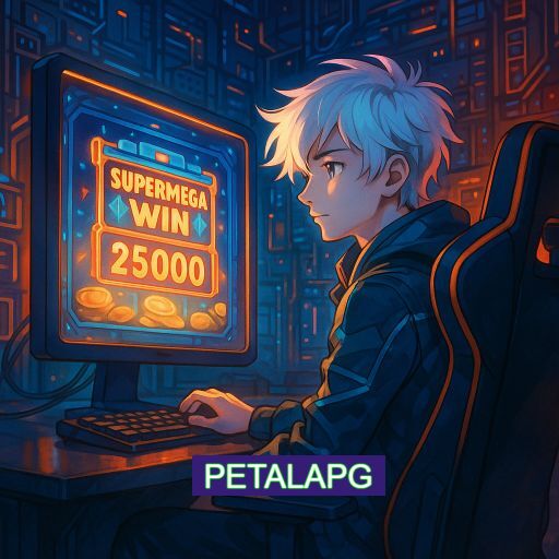 Imagem promocional do app oficial PETALAPG destacando a conveniência de jogar cassino online pelo celular ou navegador