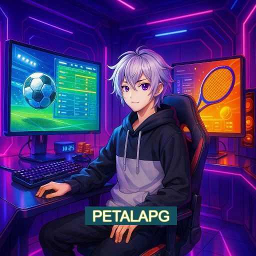 Imagem promocional do app oficial PETALAPG destacando a conveniência de jogar cassino online pelo celular ou navegador