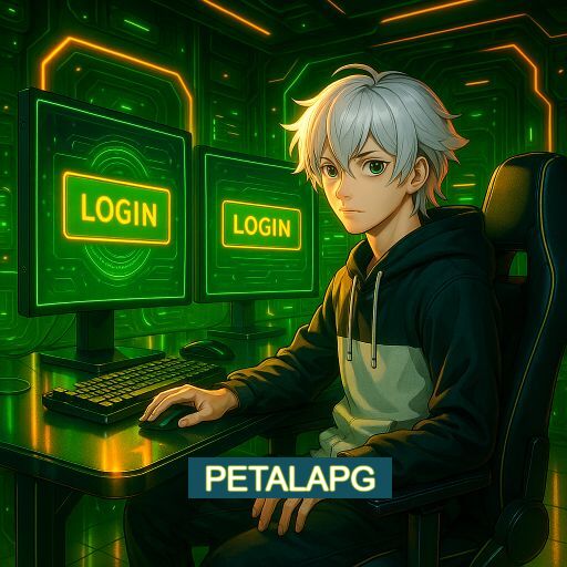 Imagem promocional do app oficial PETALAPG destacando a conveniência de jogar cassino online pelo celular ou navegador