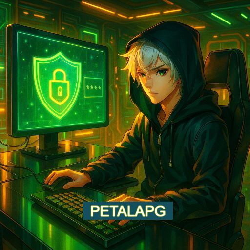 Imagem promocional do app oficial PETALAPG destacando a conveniência de jogar cassino online pelo celular ou navegador